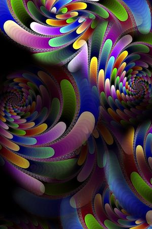 抽象印花华亿平台图片