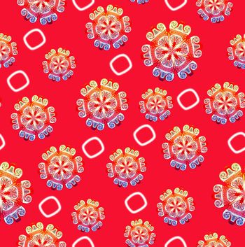 485601-时尚潮流几何抽象花卉