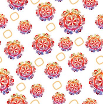 485603-时尚潮流几何抽象花卉