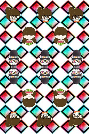 创意设计图案印花华亿平台图片