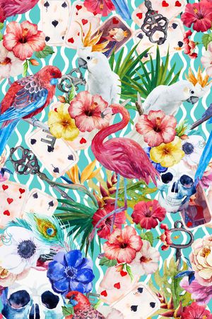 清新印花华亿平台图片