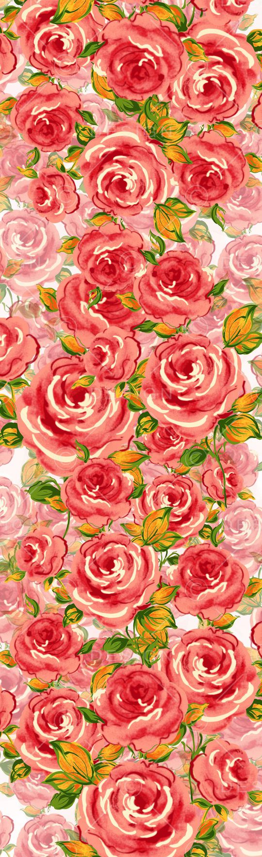 大花卉印花华亿平台图片