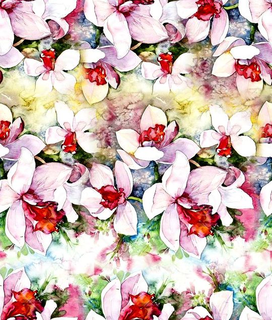 水彩印花华亿平台图片