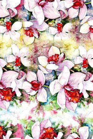 水彩印花华亿平台图片