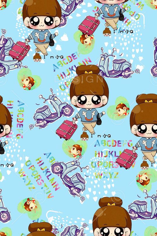 创意服装面料印花华亿平台图片