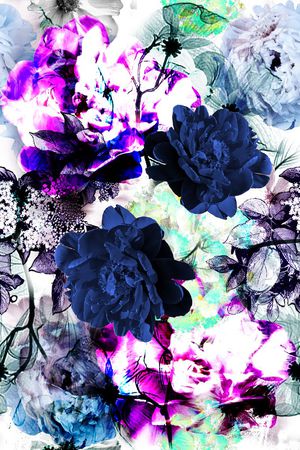 抽象印花华亿平台图片