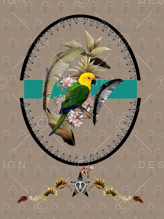 复古印花华亿平台图片