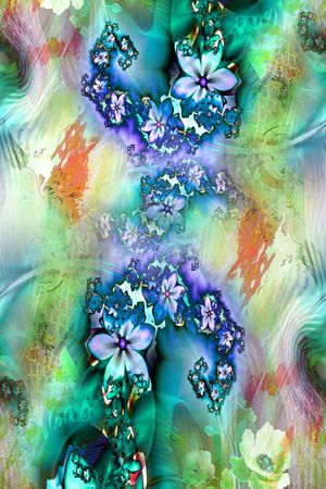 分形艺术印花华亿平台图片