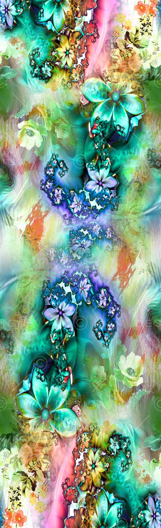 分形艺术印花华亿平台图片