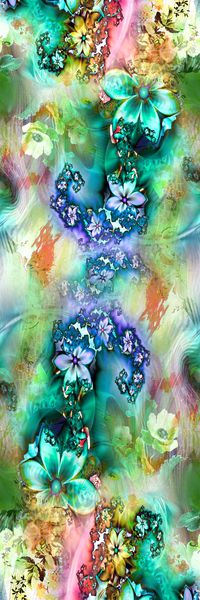 分形艺术印花华亿平台图片