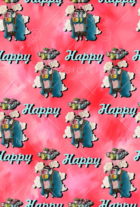 卡通印花华亿平台图片