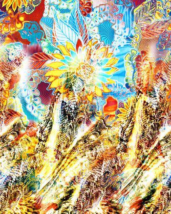 485867-流行时尚抽象蛇纹定位印花