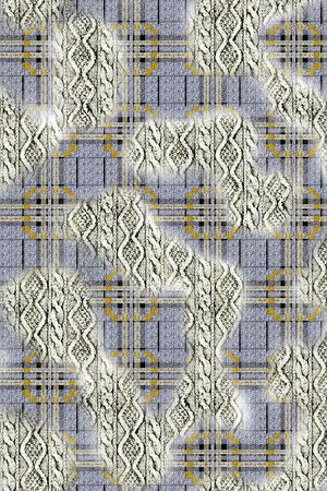 方格印花华亿平台图片