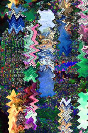 潮流时尚大牌印花华亿平台图片