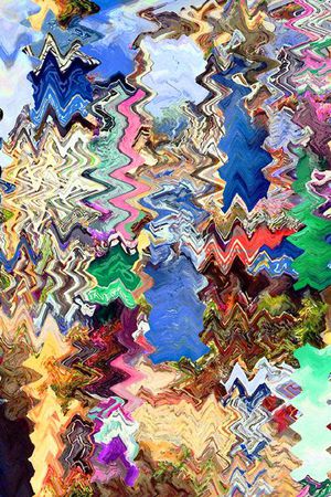 潮流时尚大牌印花华亿平台图片