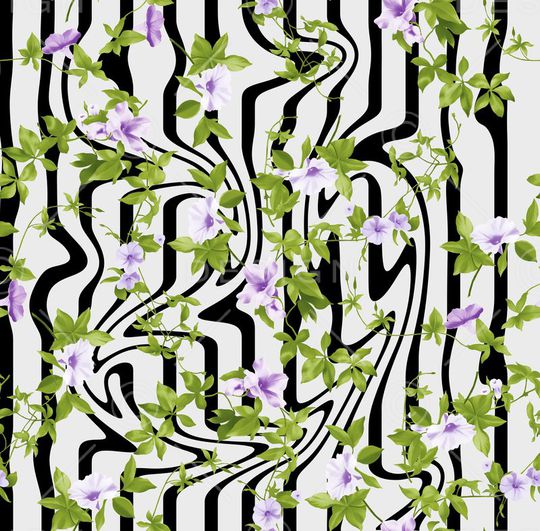 潮流时尚印花华亿平台图片