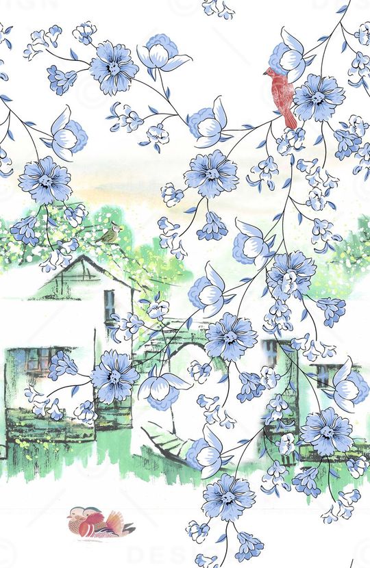 小花印花华亿平台图片