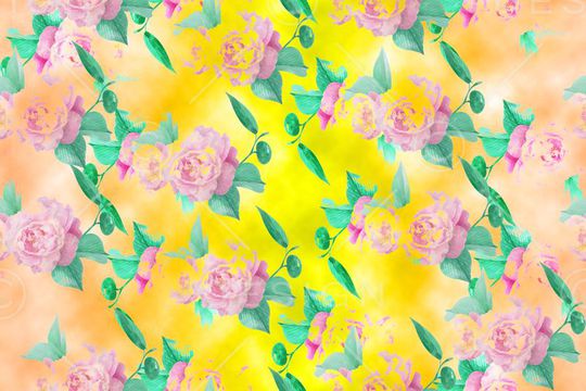 多彩印花华亿平台图片