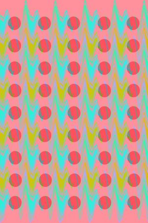 创意抽象圆点面料印花华亿平台图片