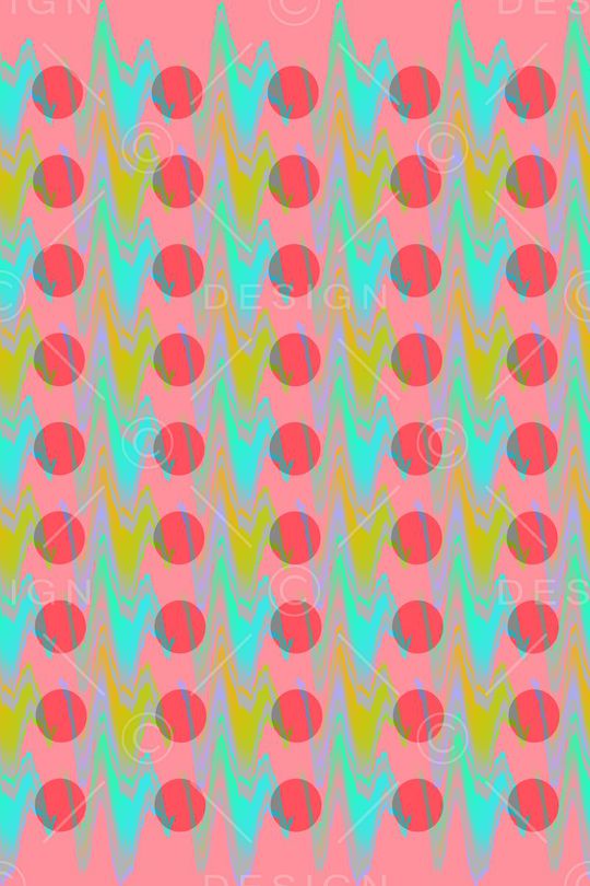 创意抽象圆点面料印花华亿平台图片