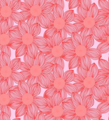 486222-手绘时尚线条花印花