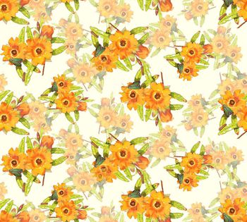 486246-时尚清新手绘素描花卉印花