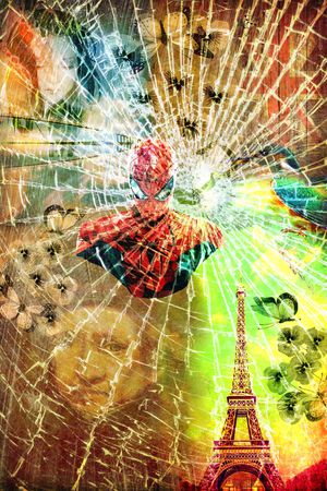 创意服装面料印花华亿平台图片