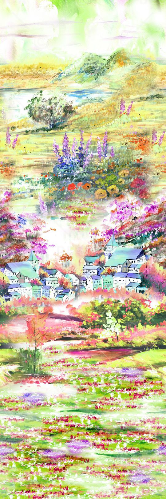 手绘印花华亿平台图片