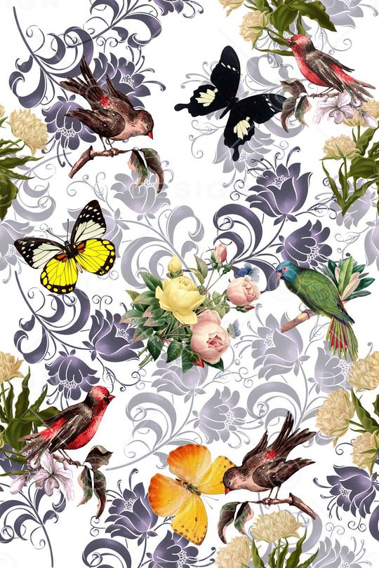 欧式花纹印花华亿平台图片