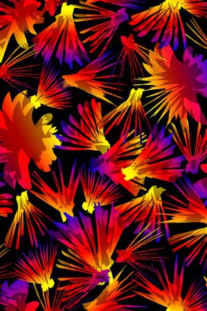 花草印花华亿平台图片