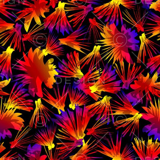 花草印花华亿平台图片