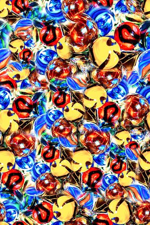 抽象印花华亿平台图片