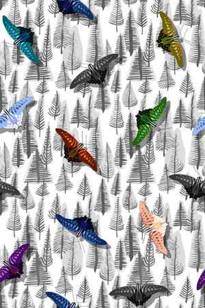 抽象印花华亿平台图片