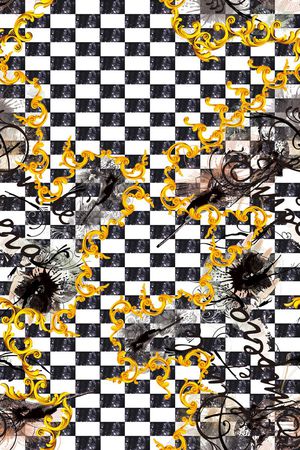 欧式印花华亿平台图片