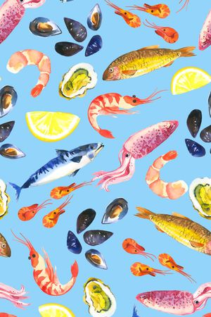 海洋生物印花华亿平台图片