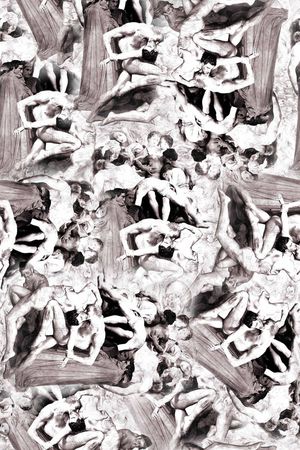 潮流大牌时尚印花华亿平台图片