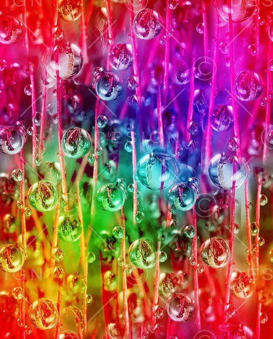 MAX-抽象自然风景印花华亿平台图片