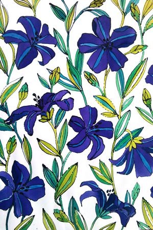 Floral印花华亿平台图片