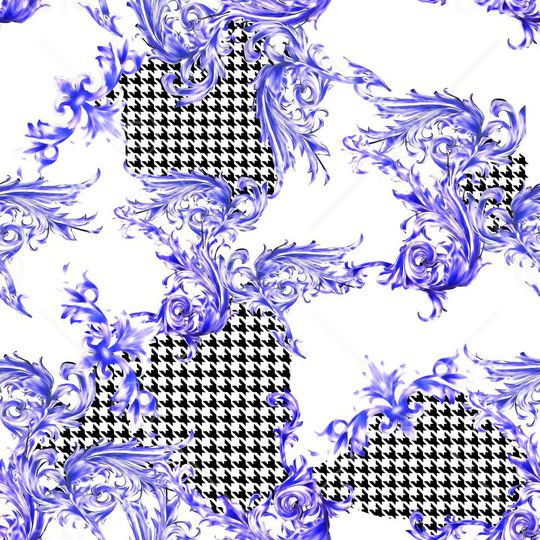 欧式花藤印花华亿平台图片