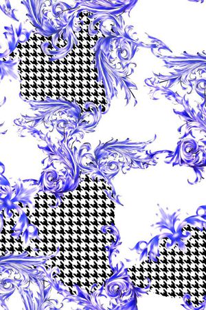 欧式花藤印花华亿平台图片