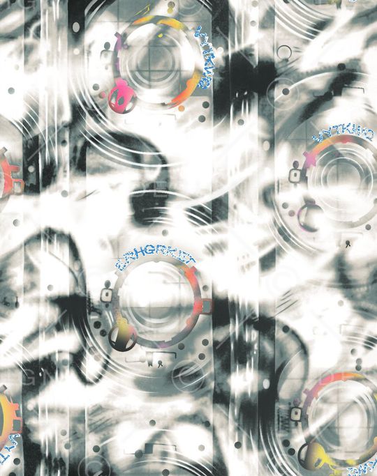 潮流几何印花华亿平台图片