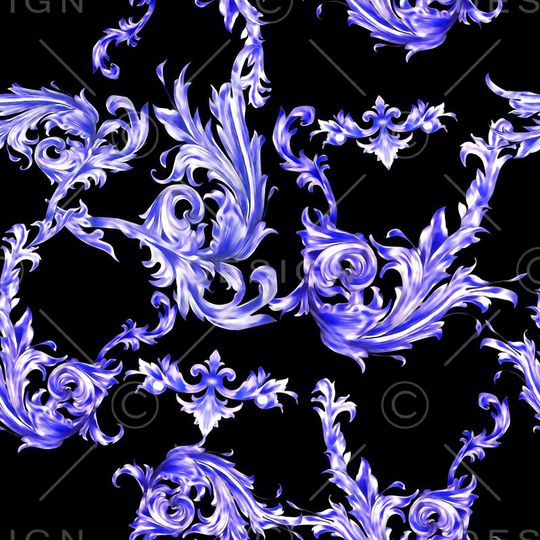 欧式花藤印花华亿平台图片