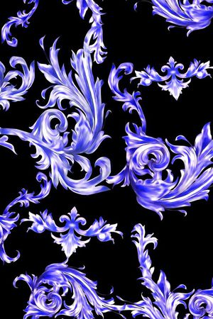 欧式花藤印花华亿平台图片