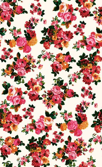 486729-原创时尚红色花卉