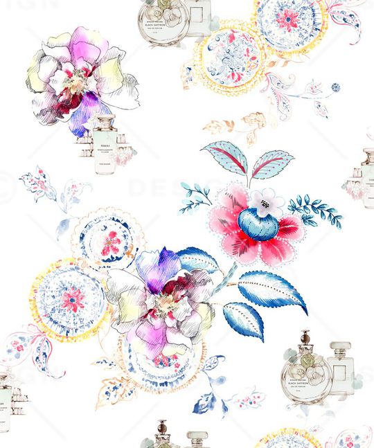 复古宫廷印花华亿平台图片