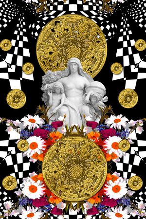 雕塑印花华亿平台图片