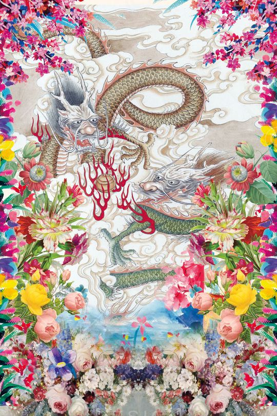 中国风印花华亿平台图片