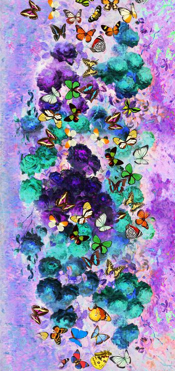 486983-梦幻花卉长巾系列