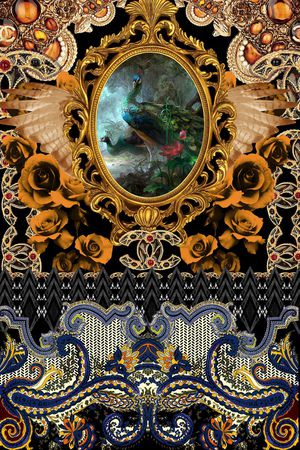 潮流时尚印花华亿平台图片