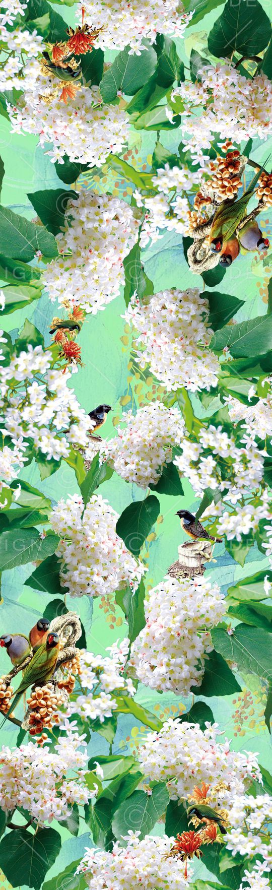 清新印花华亿平台图片